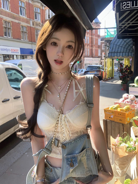 Laced Ivory Top