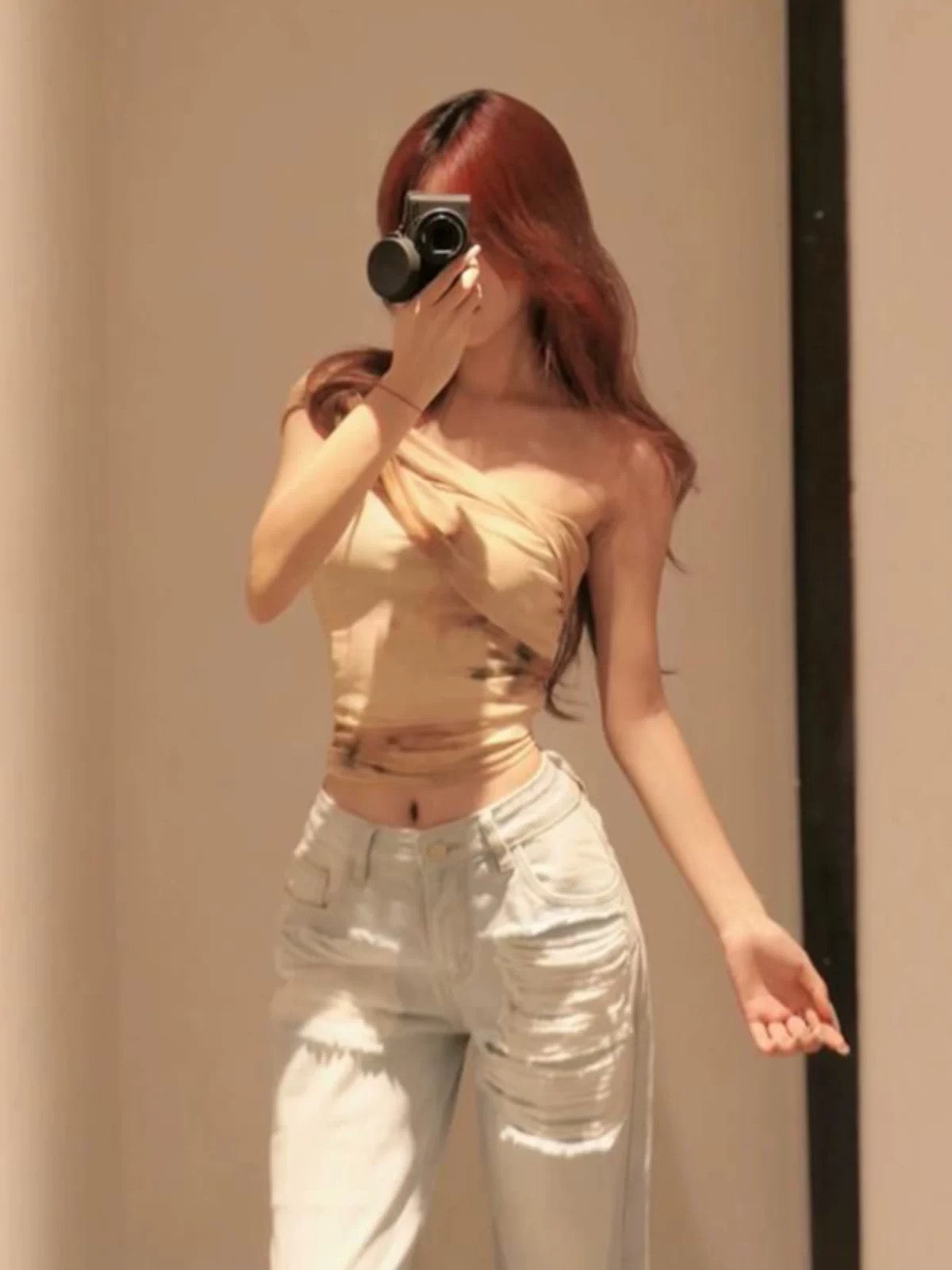 Summer One Shoulder Top