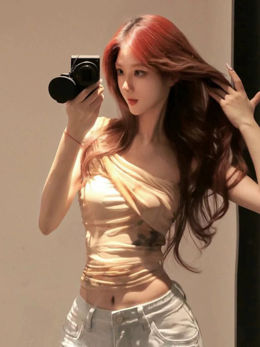 Summer One Shoulder Top