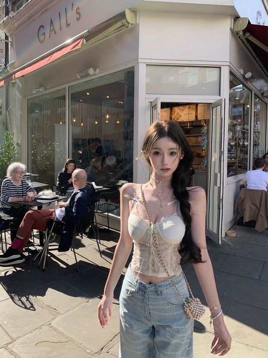 Laced Ivory Top