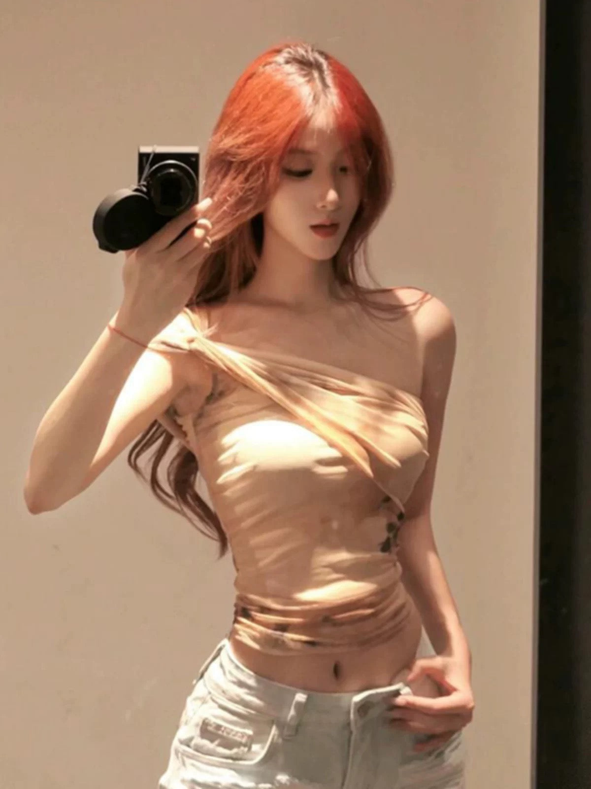 Summer One Shoulder Top
